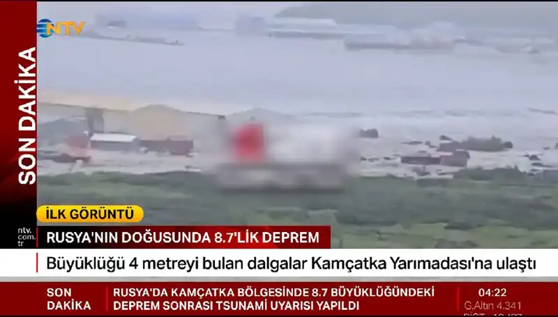 Kamçatka Kıyılarında İlk Tsunami Dalgaları: Endişe Yaratan Doğa Olayı