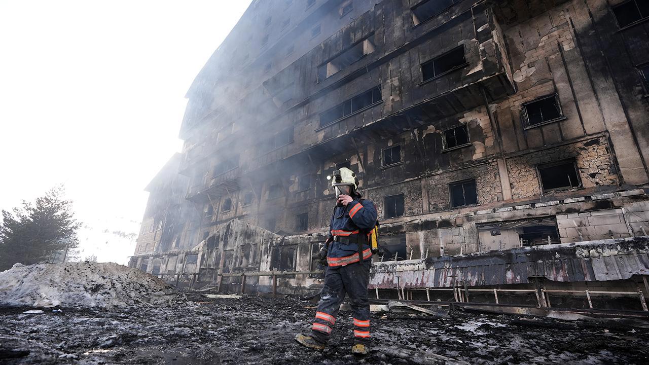 Kartalkaya'daki Otel Yangınında İtfaiye Raporu Hazırlandı