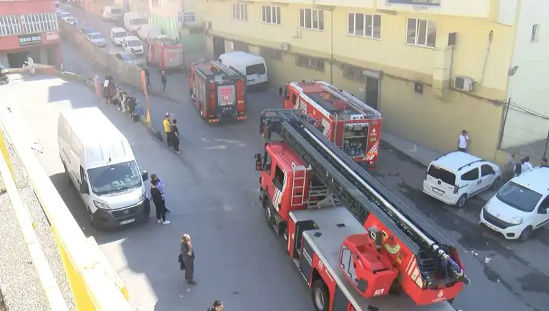 İstanbul’da Tekstil Atölyesinde Meydana Gelen Yangın: Panik ve Hasar