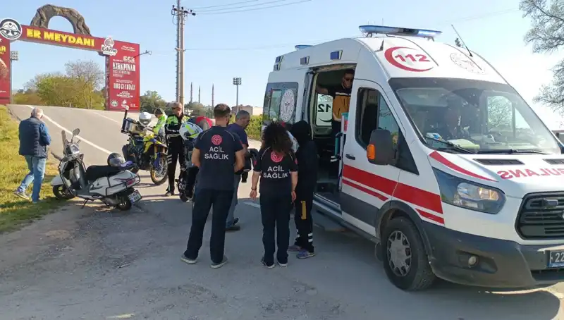Edirne'de Motosiklet Kazası: Hayatları Değiştiren Anlar